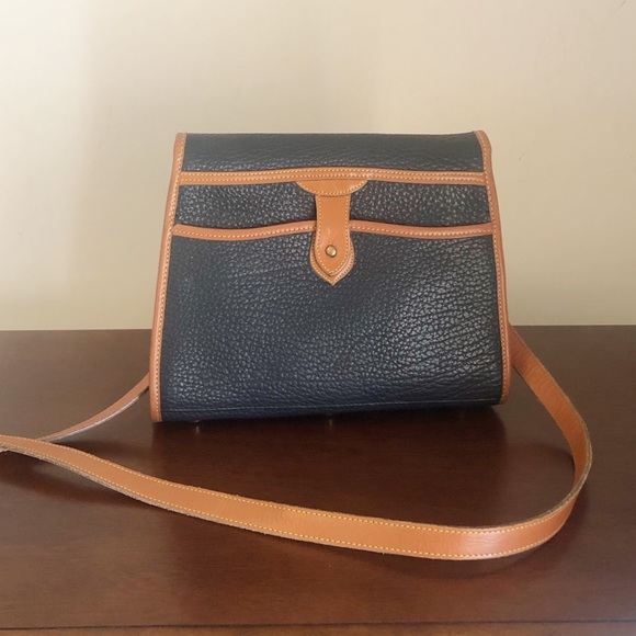 Vintage Dooney & Bourke Navy Blue Essex Bag - Picture 11 of 16